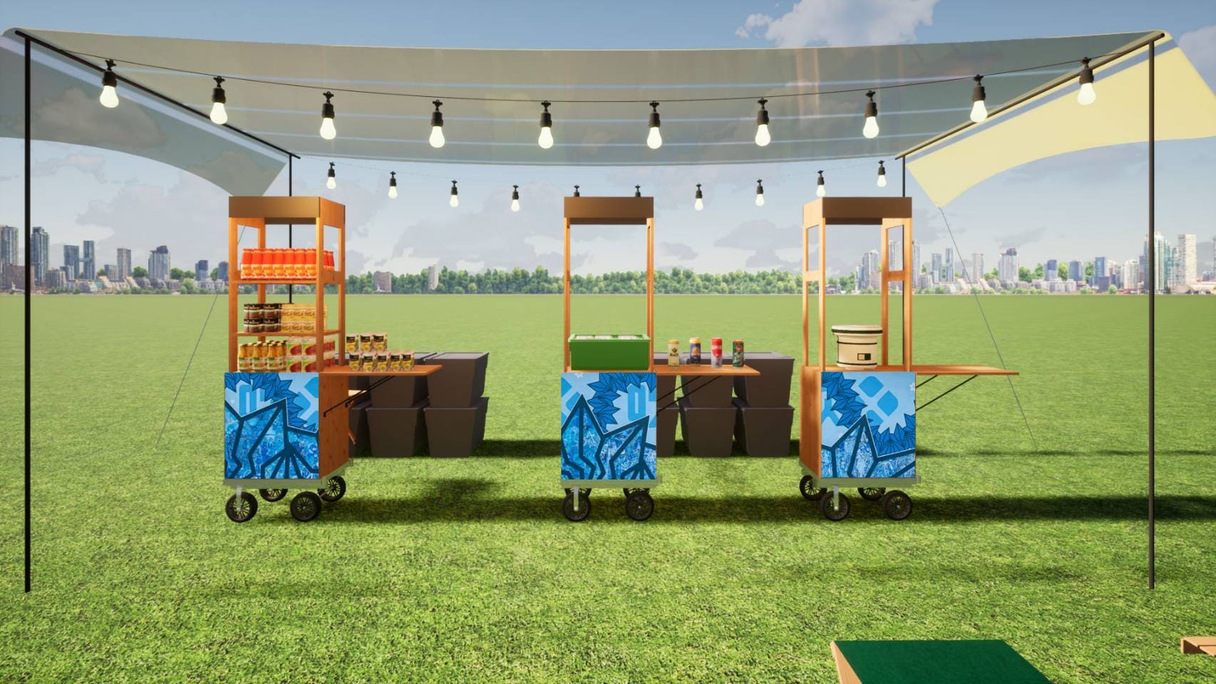 【先着3組限定！】「吹田クロス屋台」レンタルします！